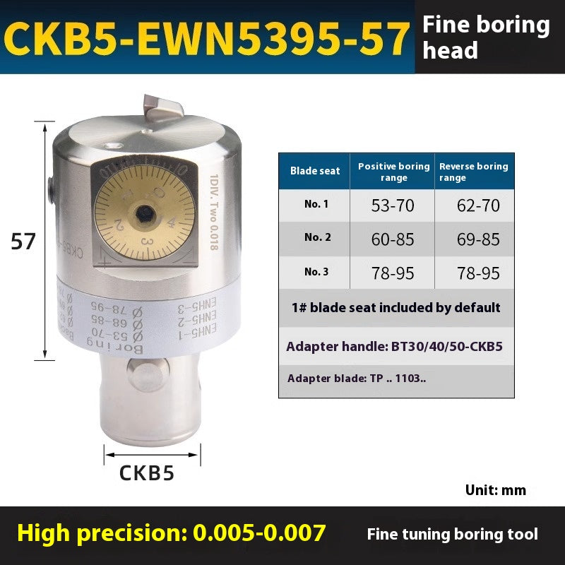 2053-Fine-tuning precision boring tool BT40-EWN tool holder double-edged rough boring tool outer diameter machining center nbh2084NBJ16 set Shandong Denso Pricision Tools Co.,Ltd.